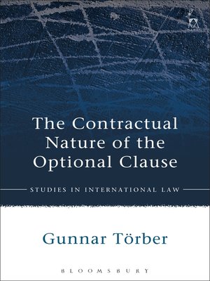 cover image of The Contractual Nature of the Optional Clause